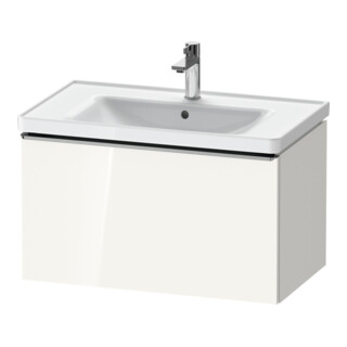 Duravit Meuble sous-lavabo D-Neo 78,4x45,2 cm, blanc brillant, 1 tiroir, suspendu