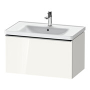 Duravit Meuble sous-lavabo D-Neo 78,4x45,2 cm, blanc brillant, 1 tiroir, suspendu-1