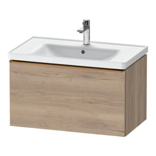 Duravit Meuble sous lavabo D-Neo 78,4x45,2 cm, blanc mat, 1 tiroir, suspendu