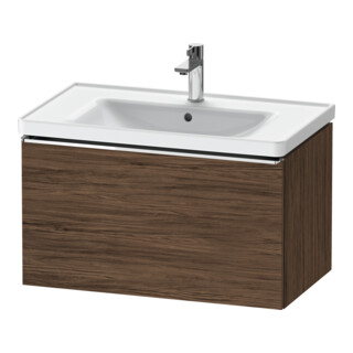 Duravit Meuble sous lavabo D-Neo 78,4x45,2 cm, ch/nb foncé, 1 tiroir, suspendu