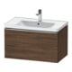 Duravit Meuble sous lavabo D-Neo 78,4x45,2 cm, ch/nb foncé, 1 tiroir, suspendu-1