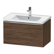 Duravit Meuble sous lavabo D-Neo 78,4x45,2 cm, ch/nb foncé, 1 tiroir, suspendu