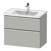 Duravit Meuble sous-lavabo D-Neo 78,4x45,2 cm, chr/Bet m, 1 porte, 1 tiroir