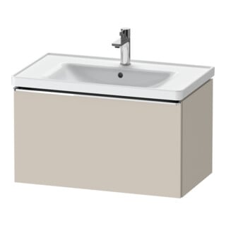 Duravit Meuble sous-lavabo D-Neo 78,4x45,2 cm, chr/taupe, 1 tiroir, suspendu