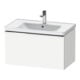 Duravit Meuble sous-lavabo D-Neo 78,4x45,2 cm, chrome/blanc, 1 tiroir, suspendu-1