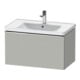Duravit Meuble sous lavabo D-Neo 78,4x45,2 cm, chrome/mat, 1 tiroir, suspendu-1