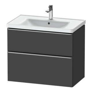 Duravit Meuble sous-lavabo D-Neo 78,4x45,2 cm, ES blanc/gris, 1 porte, 1 tiroir