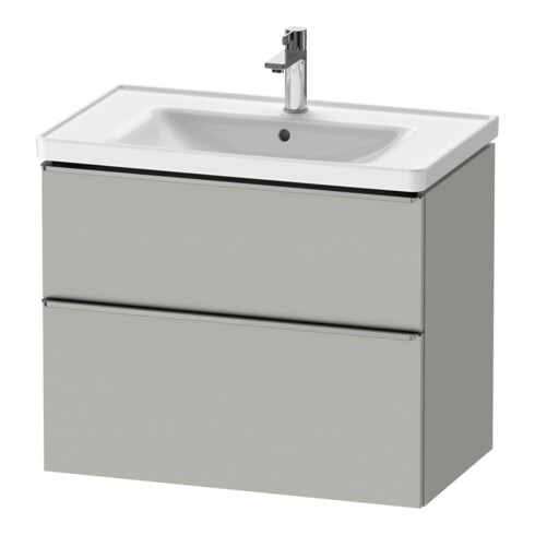 Duravit Meuble sous lavabo D-Neo 78,4x45,2 cm, ES chêne gris/mat, 1 tiroir, 1 porte