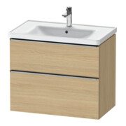 Duravit Meuble sous-lavabo D-Neo 78,4x45,2 cm, ES geb/Ei N, 1 porte, 1 tiroir
