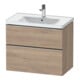 Duravit Meuble sous lavabo D-Neo 78,4x45,2 cm, ES laqué/Mat, 1 porte, 1 tiroir-1