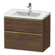 Duravit Meuble sous-lavabo D-Neo 78,4x45,2 cm, g pol/Nu d, 1 porte, 1 tiroir-1