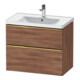 Duravit Meuble sous-lavabo D-Neo 78,4x45,2 cm, g pol/Nu N, 1 porte, 1 tiroir-1