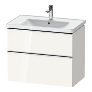 Duravit Meuble sous lavabo D-Neo 78,4x45,2 cm, hgl, 1 tiroir, 1 coulissant