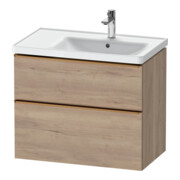 Duravit Meuble sous lavabo D-Neo 78,4x45,2cm, 1 porte, B D, blanc marbré