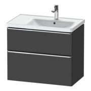 Duravit Meuble sous lavabo D-Neo 78,4x45,2cm, 1 porte, Droit, chr/Grap ma