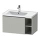 Duravit Meuble sous-lavabo D-Neo 78,4x45,2cm, 1 tiroir, B gauche, ES gris mat-1