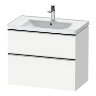 Duravit Meuble sous lavabo D-Neo 78,4x45,2cm, blanc brillant, 1 porte, 1 tiroir