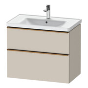 Duravit Meuble sous-lavabo D-Neo 78,4x45,2cm, blanc mat, 1 porte, 1 tiroir