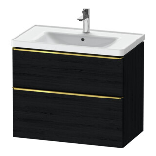 Duravit Meuble sous lavabo D-Neo 78,4x45,2cm, gris perle/œuf, 1 porte, 1 tiroir