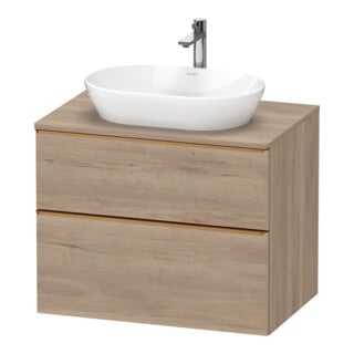 Duravit Meuble sous-lavabo D-Neo 80x55 cm, b geb/Ei ma, 2 SBK, 1 A, 1 Pl