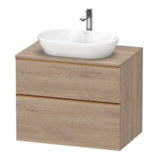 Duravit Meuble sous-lavabo D-Neo 80x55 cm, b geb/Ei ma, 2 SBK, 1 A, 1 Pl-1