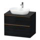 Duravit Meuble sous-lavabo D-Neo 80x55 cm, b geb/Ei s, 2 SBK, 1 A, 1 Pl-1