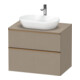 Duravit Meuble sous-lavabo D-Neo 80x55 cm, b geb/Lei, 2 SBK, 1 A, 1 Pl-1