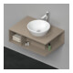 Duravit Meuble sous lavabo D-Neo 80x55 cm, blanc, 1 tiroir, 1 tablette, suspendu-3