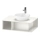Duravit Meuble sous lavabo D-Neo 80x55 cm, blanc brillant, 1 tiroir, 1 console, suspendu-1
