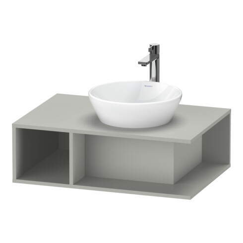Duravit Meuble sous-lavabo D-Neo 80x55 cm, blanc mat, 1 tiroir, 1 console, suspendu