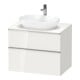 Duravit Meuble sous-lavabo D-Neo 80x55 cm, c/w g, 2 SBK, 1 A, 1 Pl-1