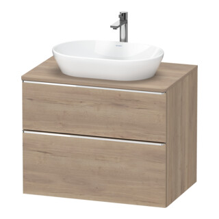 Duravit Meuble sous-lavabo D-Neo 80x55 cm, ch/Ei ma, 2 tiroirs, 1 porte, 1 tablette