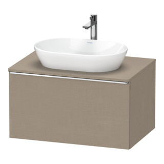Duravit Meuble sous-lavabo D-Neo 80x55 cm, chêne/lin, 1 tiroir, 1 porte, suspendu