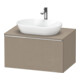 Duravit Meuble sous-lavabo D-Neo 80x55 cm, chêne/lin, 1 tiroir, 1 porte, suspendu-1