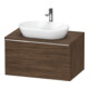 Duravit Meuble sous lavabo D-Neo 80x55 cm, chêne/noyer, 1 tiroir, 1 porte, suspendu-1
