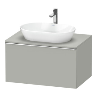 Duravit Meuble sous-lavabo D-Neo 80x55 cm, chrome/mat, 1 tiroir, 1 porte, suspendu
