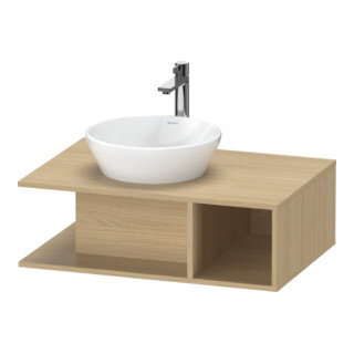 Duravit Meuble sous-lavabo D-Neo 80x55 cm, E N, 1 tiroir, 1 tablette, suspendu
