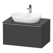 Duravit Meuble sous-lavabo D-Neo 80x55 cm, ES chêne/gris, 1 tiroir, 1 porte, suspendu