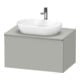 Duravit Meuble sous-lavabo D-Neo 80x55 cm, ES chêne/gris, 1 tiroir, 1 porte, suspendu-1