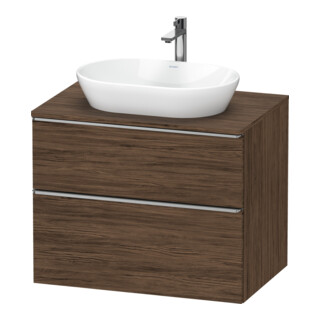 Duravit Meuble sous-lavabo D-Neo 80x55 cm, ES chêne naturel, 2 tiroirs, 1 porte, 1 plan