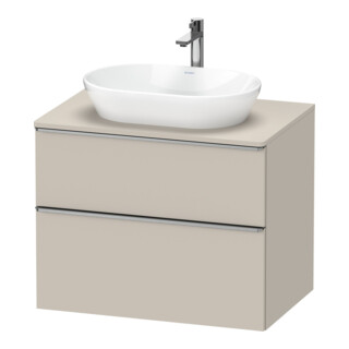 Duravit Meuble sous lavabo D-Neo 80x55 cm, ES geb/Ta m, 2 tiroirs, 1 porte, 1 plan