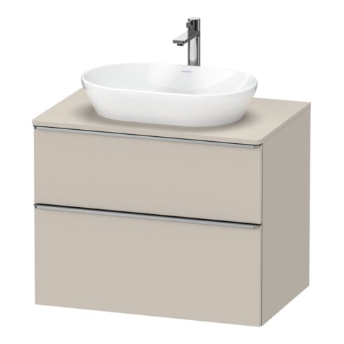 Duravit Meuble sous lavabo D-Neo 80x55 cm, ES geb/Ta m, 2 tiroirs, 1 porte, 1 plan