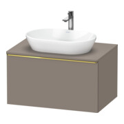 Duravit Meuble sous lavabo D-Neo 80x55 cm, g pol/Bas m, 1 tiroir, 1 tablette, suspendu