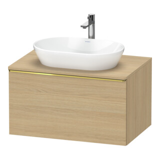 Duravit Meuble sous-lavabo D-Neo 80x55 cm, g pol/Ei N, 1 tiroir, 1 porte, suspendu