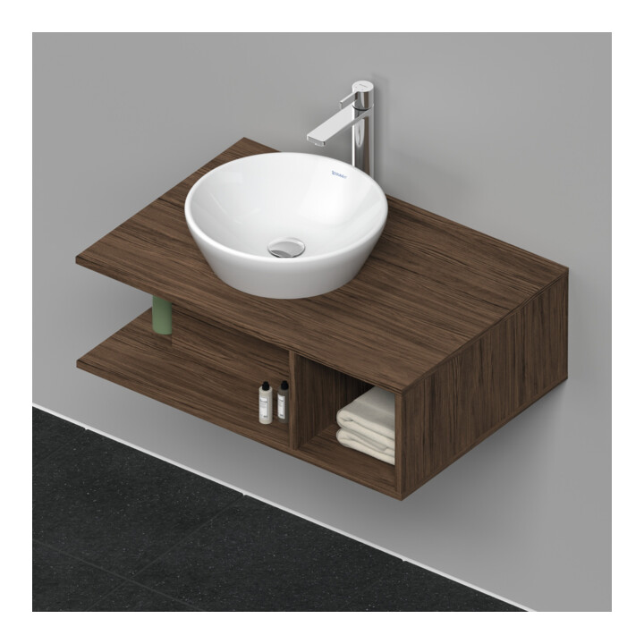 Duravit Meuble sous-lavabo D-Neo 80x55 cm, N d, 1 tiroir, 1 console, suspendu