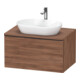 Duravit Meuble sous lavabo D-Neo 80x55 cm, noir/noisette N, 1 tiroir, 1 porte, suspendu-1
