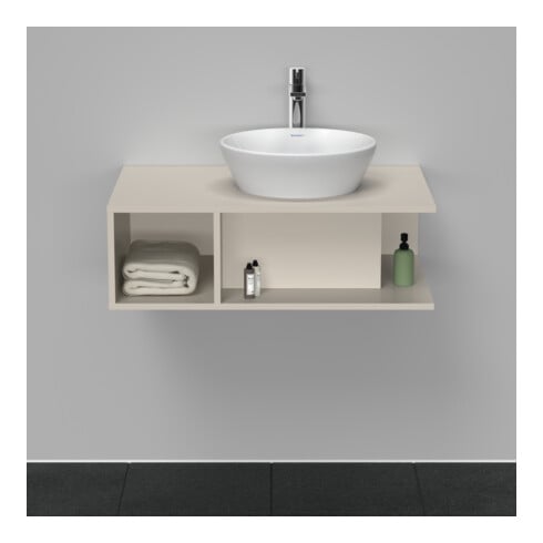 Duravit Meuble sous lavabo D-Neo 80x55 cm, T m, 1 tiroir, 1 console, suspendu