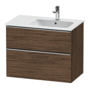 Duravit Meuble sous-lavabo D-Neo 81x46,2 cm, 1 porte, B R, ES chêne foncé
