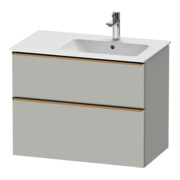 Duravit Meuble sous-lavabo D-Neo 81x46,2 cm, 1 porte, BR, bronze mat/gris