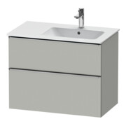 Duravit Meuble sous lavabo D-Neo 81x46,2 cm, 1 porte, droite, ES beige/gris mat